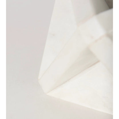 Sophia Object by Mercana in white. Made from marble in a unique style.