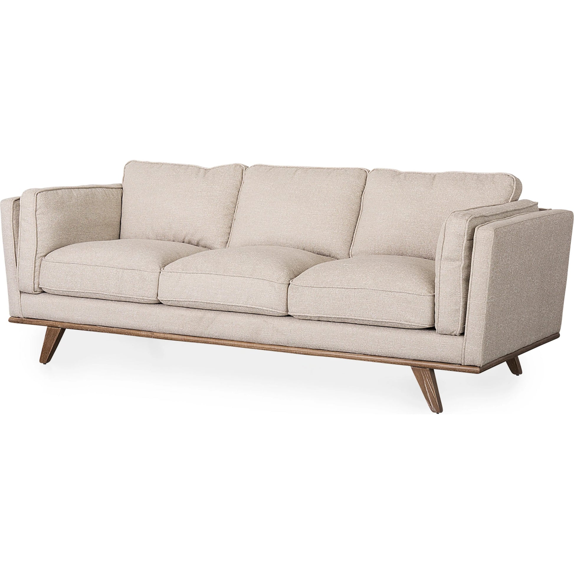 Brooks Upholstered Sofa by Mercana. Made from polyester blend in a transitional style.