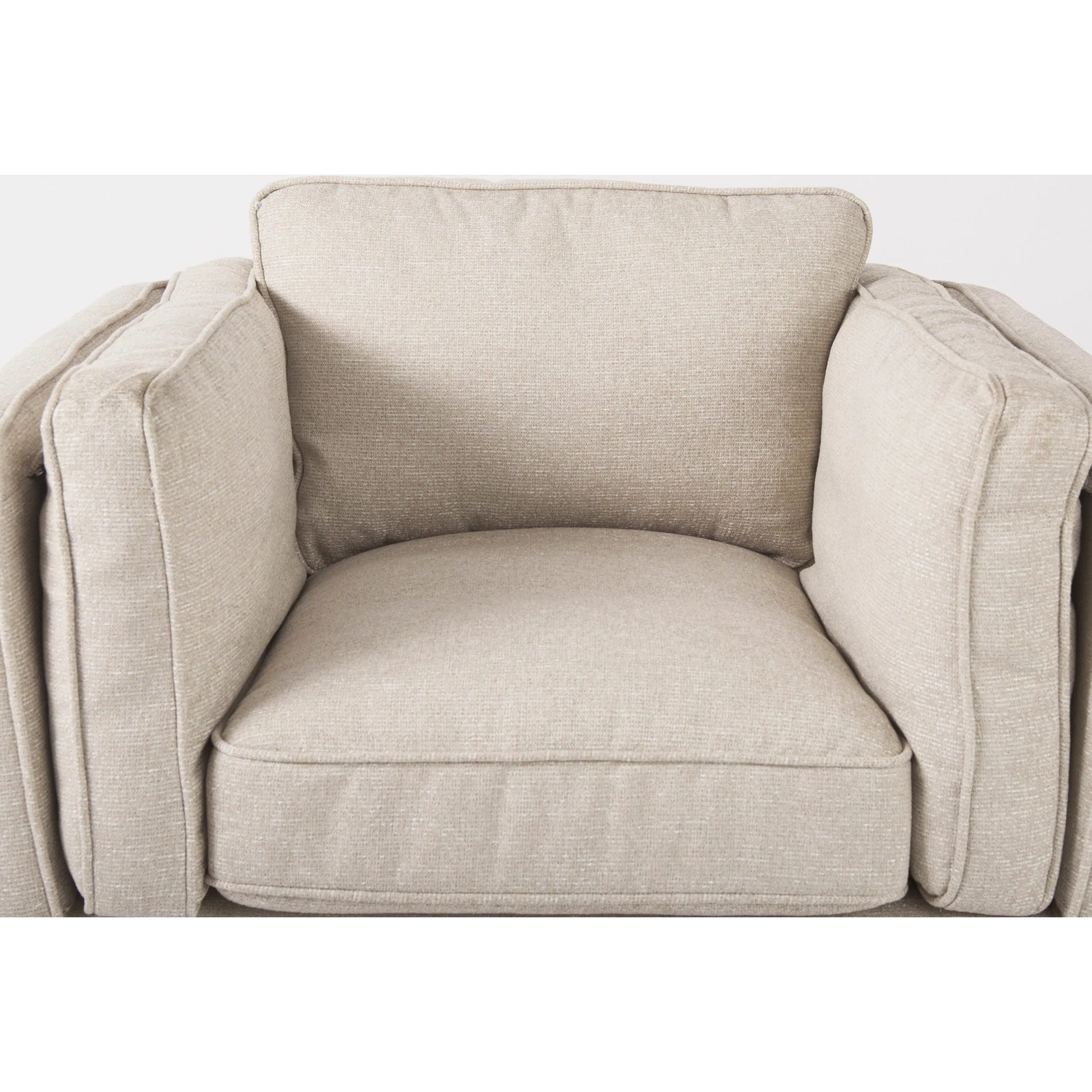 Brooks Upholstered Chair by Mercana in navy. Made from wood in a modern style.