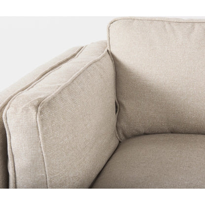 Brooks Upholstered Chair by Mercana in navy. Made from wood in a modern style.