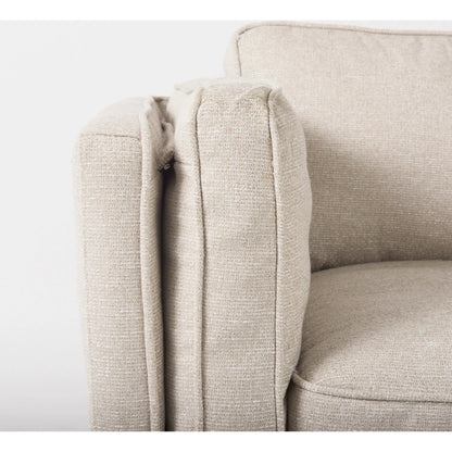 Brooks Upholstered Chair by Mercana in navy. Made from wood in a modern style.