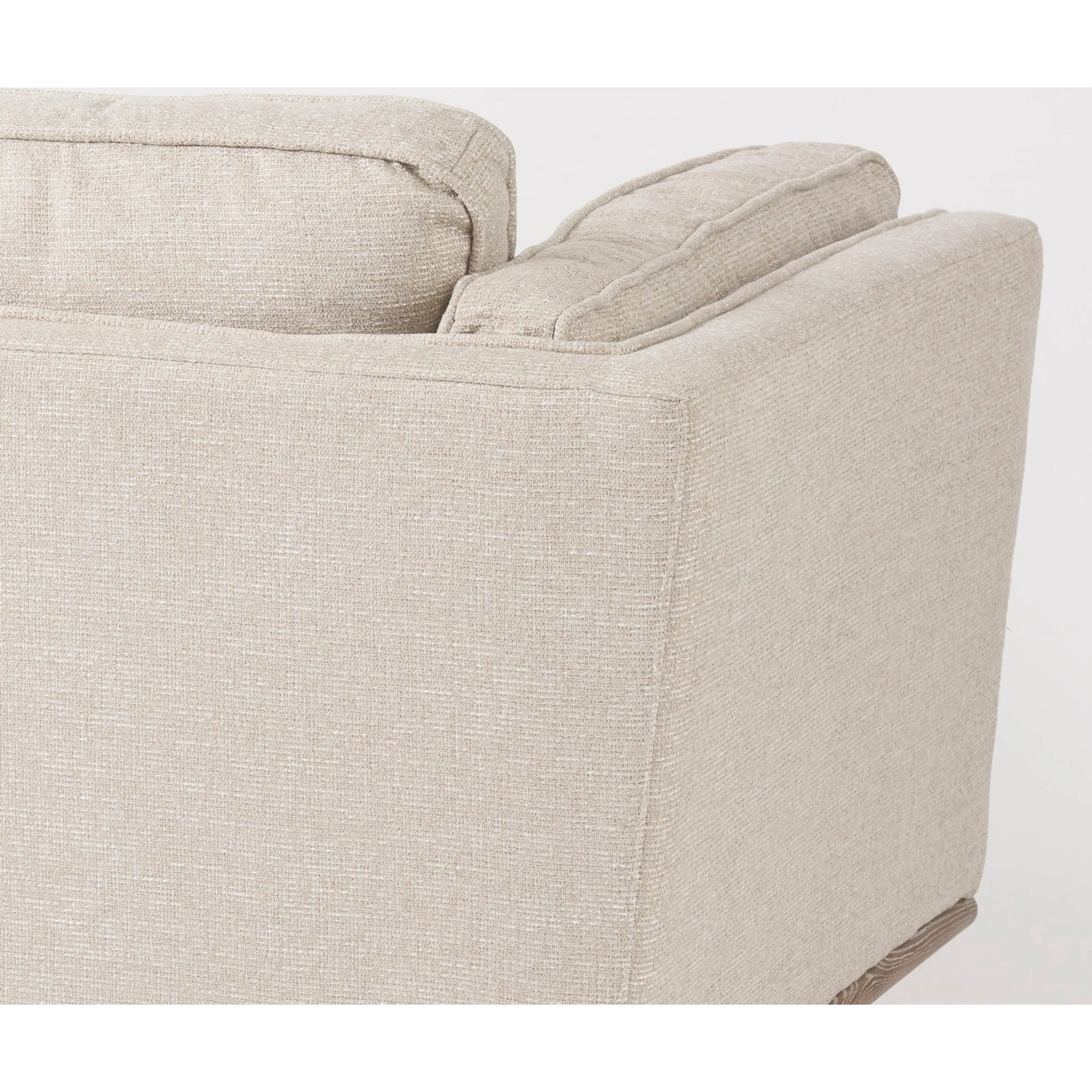 Brooks Upholstered Chair by Mercana in navy. Made from wood in a modern style.