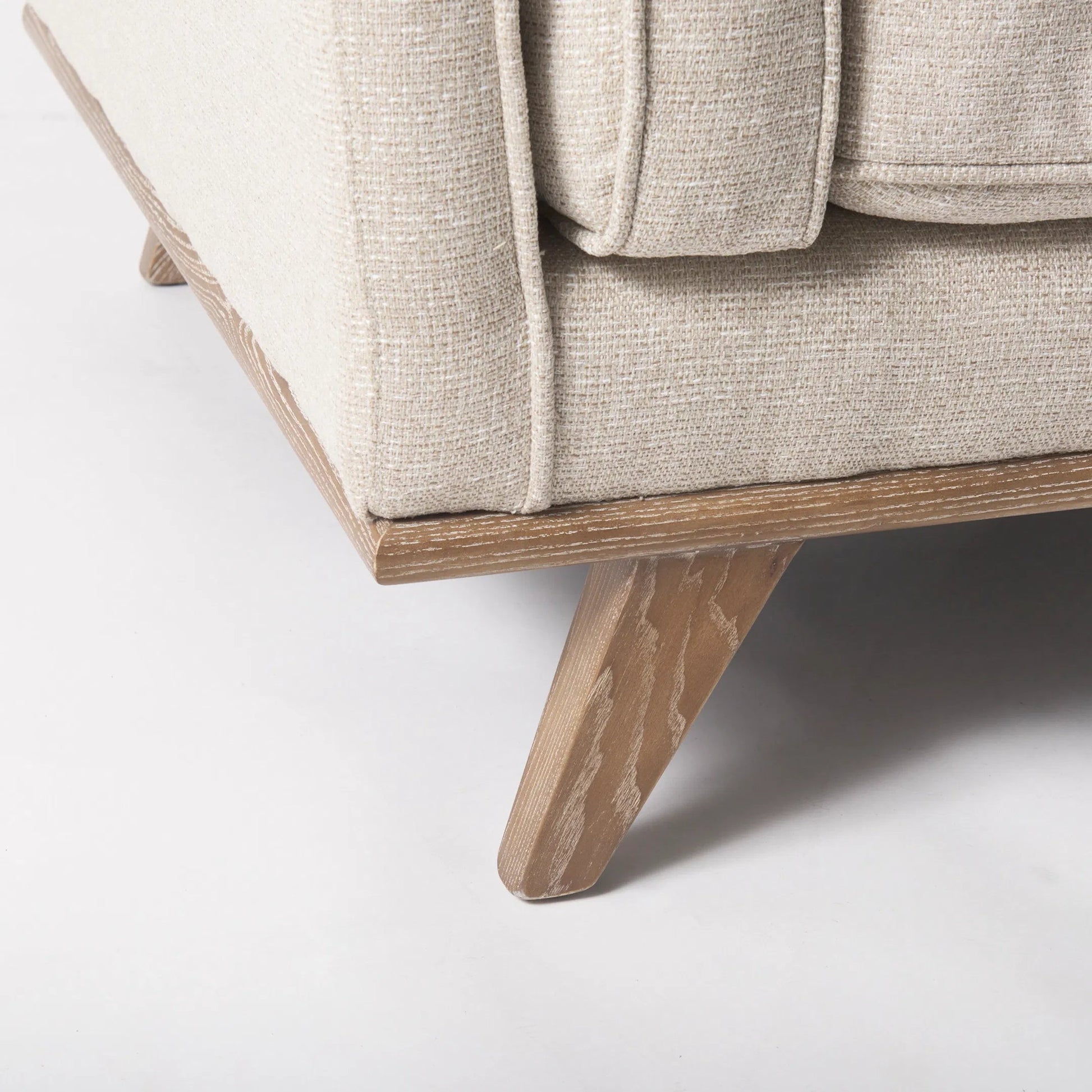 Brooks Upholstered Chair by Mercana in navy. Made from wood in a modern style.