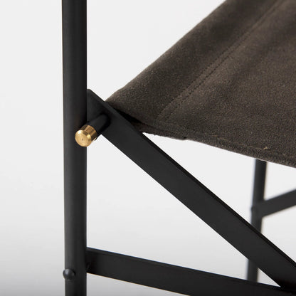 Direttore Counter Stool by Mercana in brown. Made from metal in a unique style.