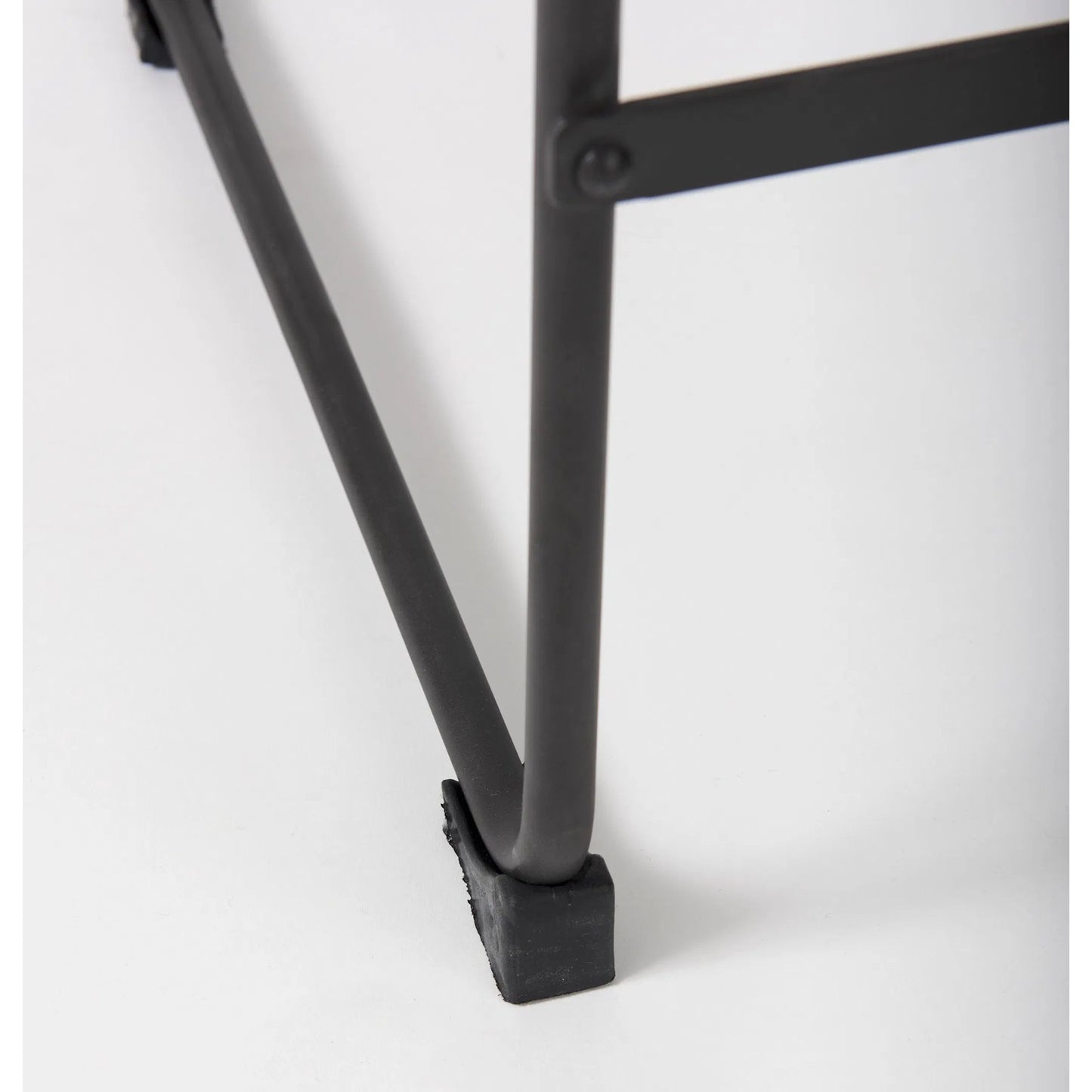 010 SI-2369657 | Closeup | Direttore Counter Stool by Mercana in brown. Made from metal in a unique style.