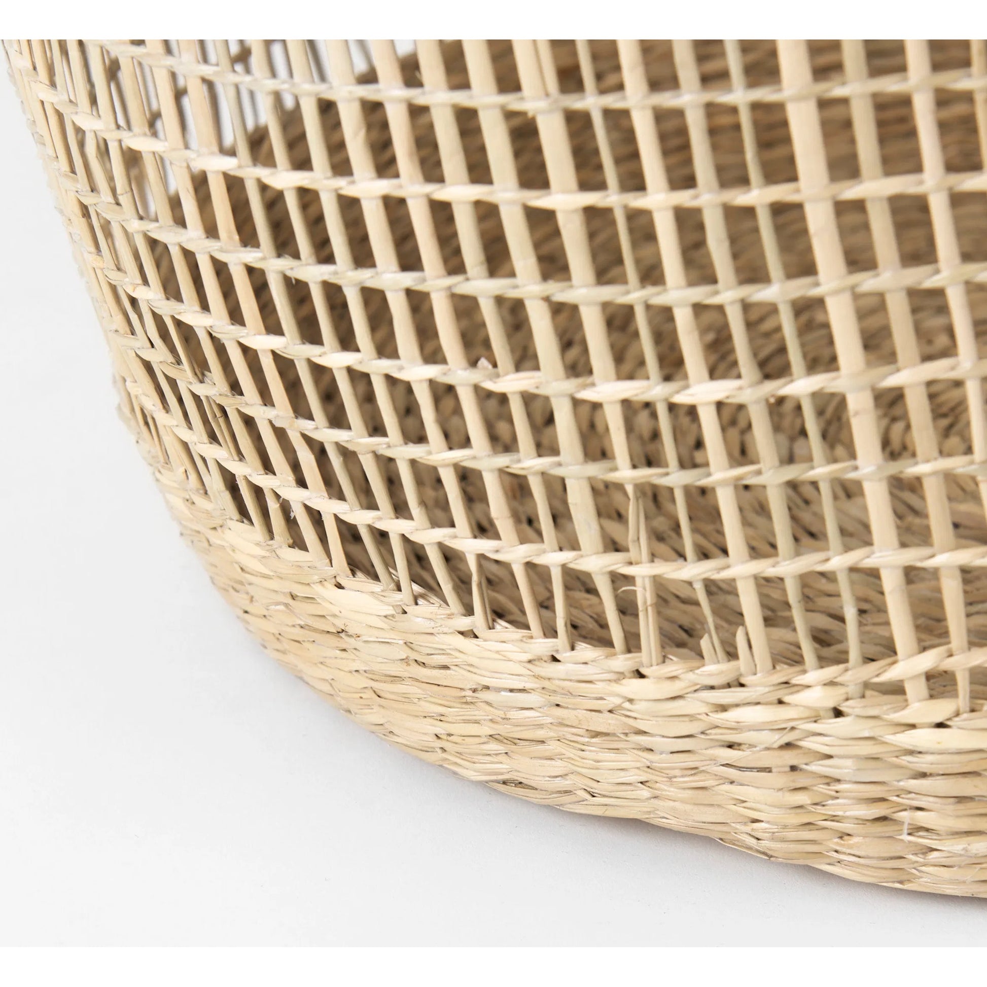 Bowie Baskets by Mercana in brown. Made from seagrass in a rustic style.