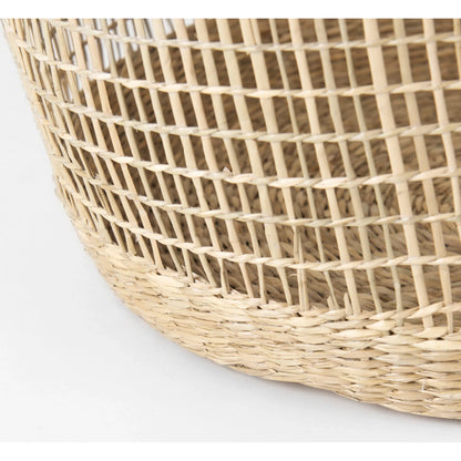 Bowie Baskets by Mercana in brown. Made from seagrass in a rustic style.