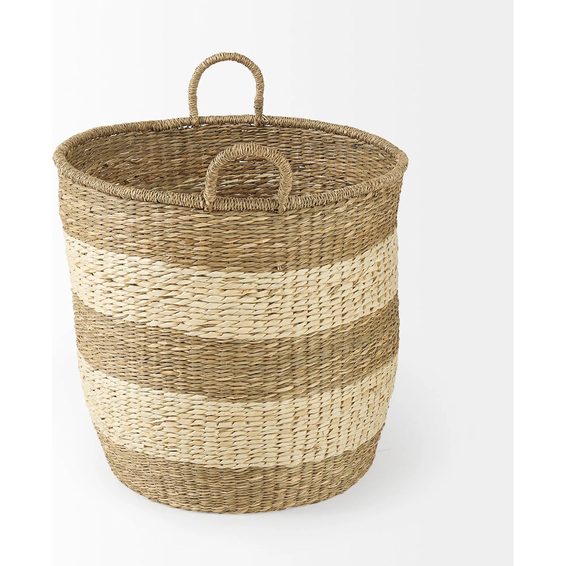 Bradley Baskets by Mercana in brown. Made from seagrass in a rustic style.