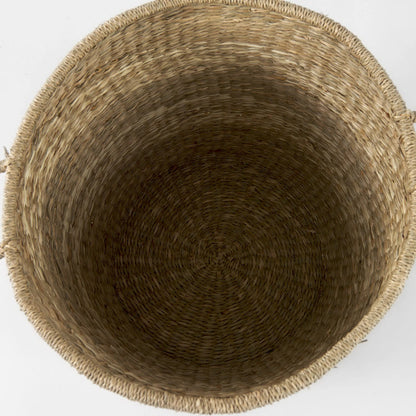 Bradley Baskets by Mercana in brown. Made from seagrass in a rustic style.