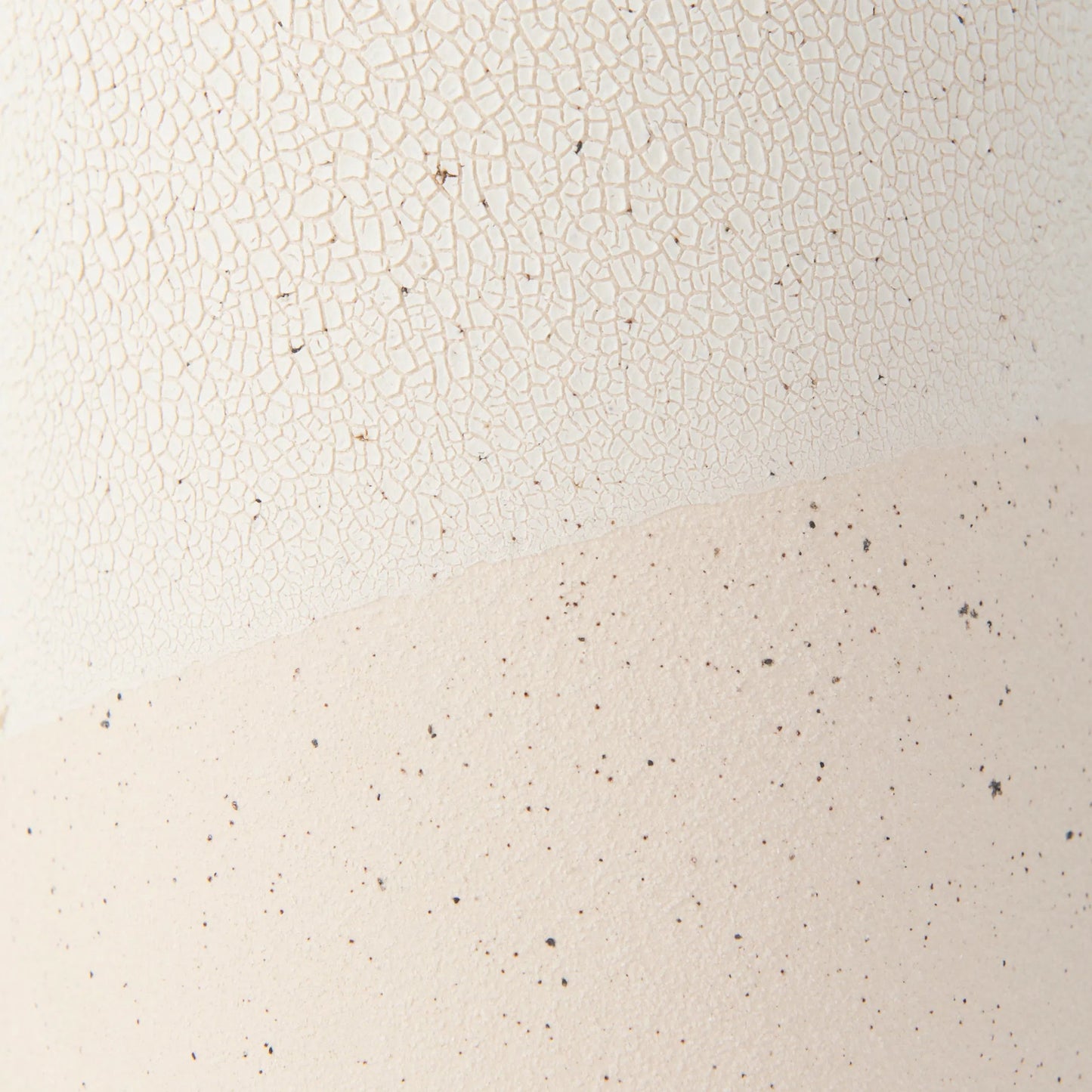 012 SI-2369549 | Closeup | Salar Gourd Crackled Vase by Mercana in cream. Made from ceramic in a modern style.