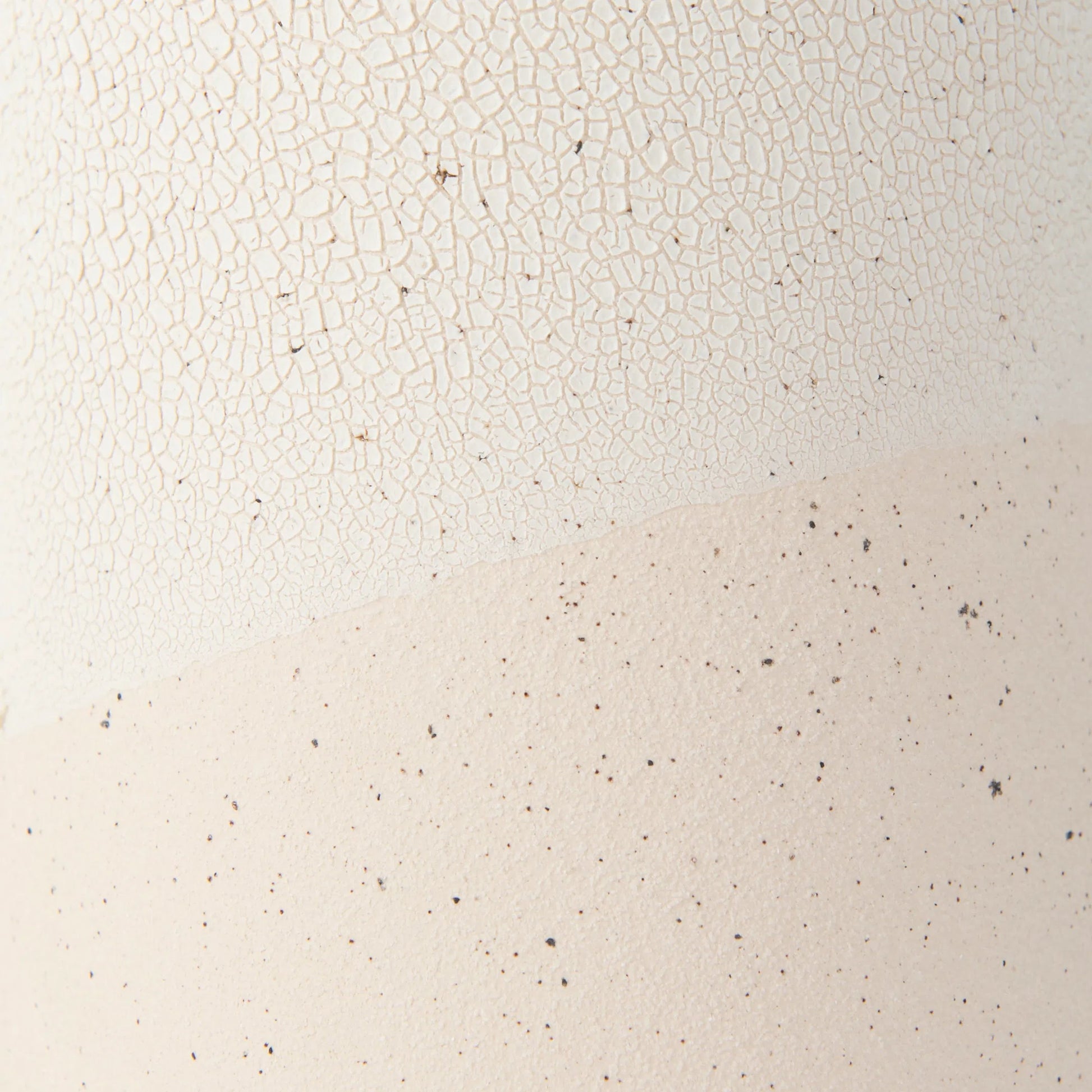 Salar Gourd Crackled Vase by Mercana in cream. Made from ceramic in a modern style.