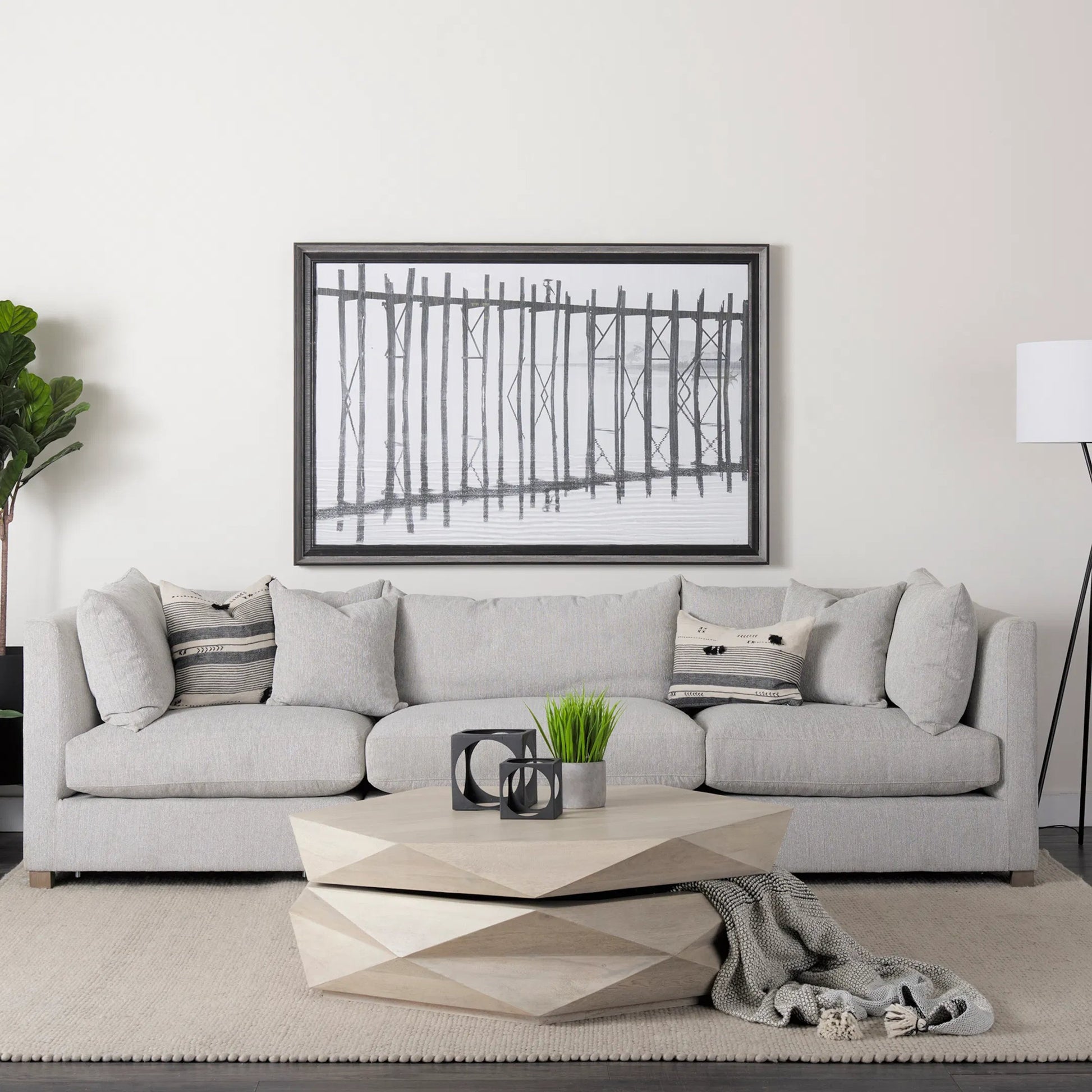 Arreto Coffee Table by Mercana. Made from solid wood in a eclectic & global style.