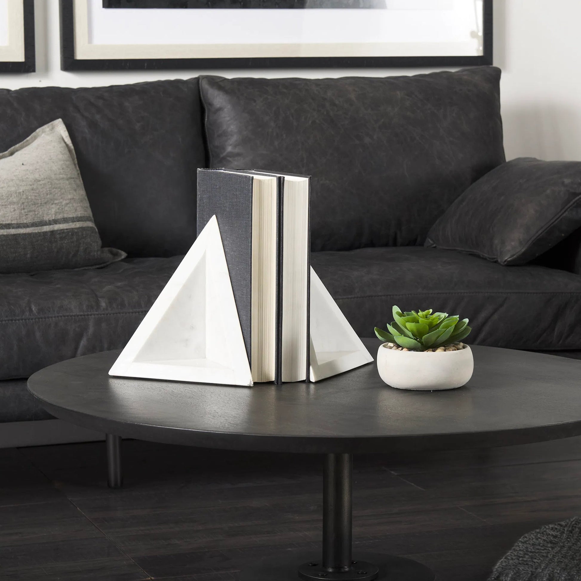 Sophia Bookends by Mercana in white. Made from unique in a modern style.
