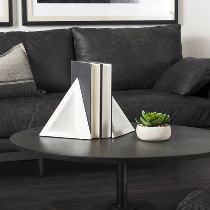 Sophia Bookends by Mercana in white. Made from unique in a modern style.