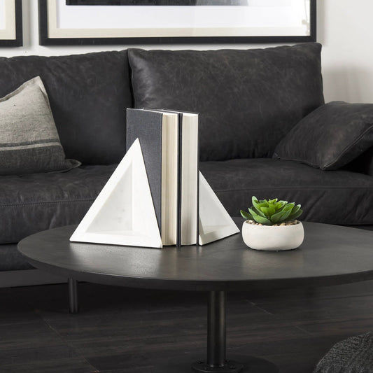 Sophia Bookends by Mercana in white. Made from unique in a modern style.