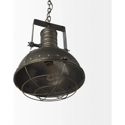Zaio Pendant Light by Mercana in gray. Made from unique in a modern style.