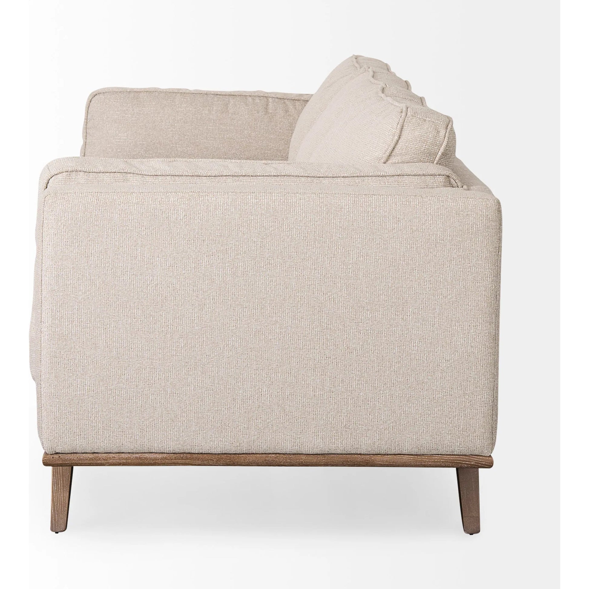 Brooks Upholstered Sofa by Mercana. Made from polyester blend in a transitional style.
