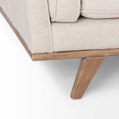 Brooks Upholstered Sofa by Mercana. Made from polyester blend in a transitional style.