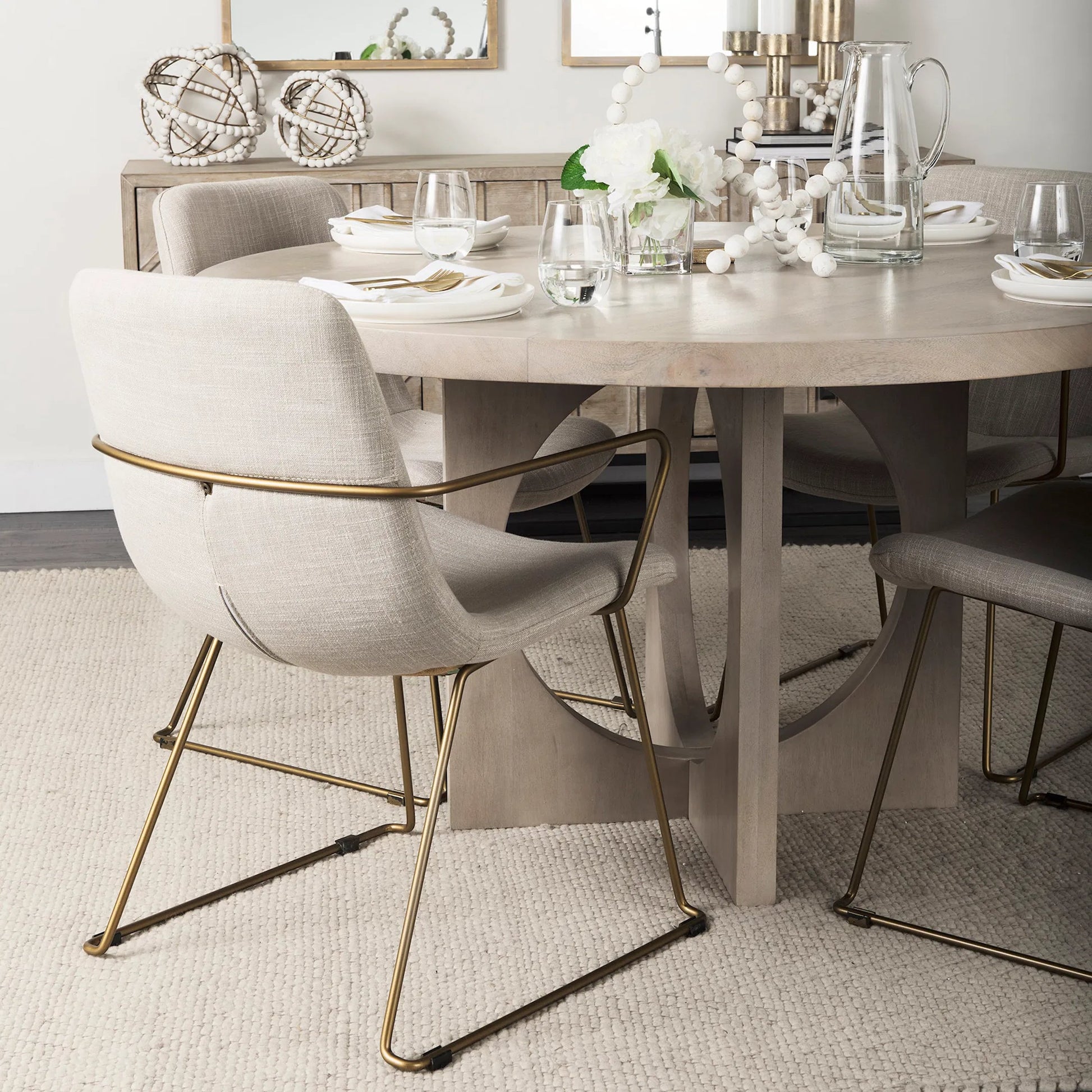 Sawyer Dining Arm Chair by Mercana. Made from unique in a modern style.