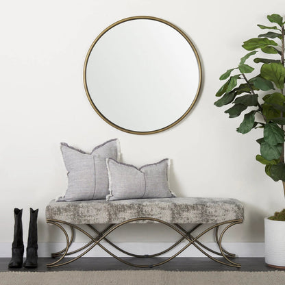 Ayla Bench by Mercana. Made from metal in a modern style.