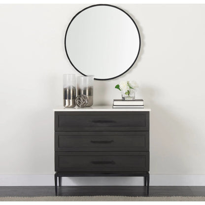 Baltic I White Brushed Metal Bottom Vase by Mercana in white, bronze, silver. Made from unique in a eclectic & global style.