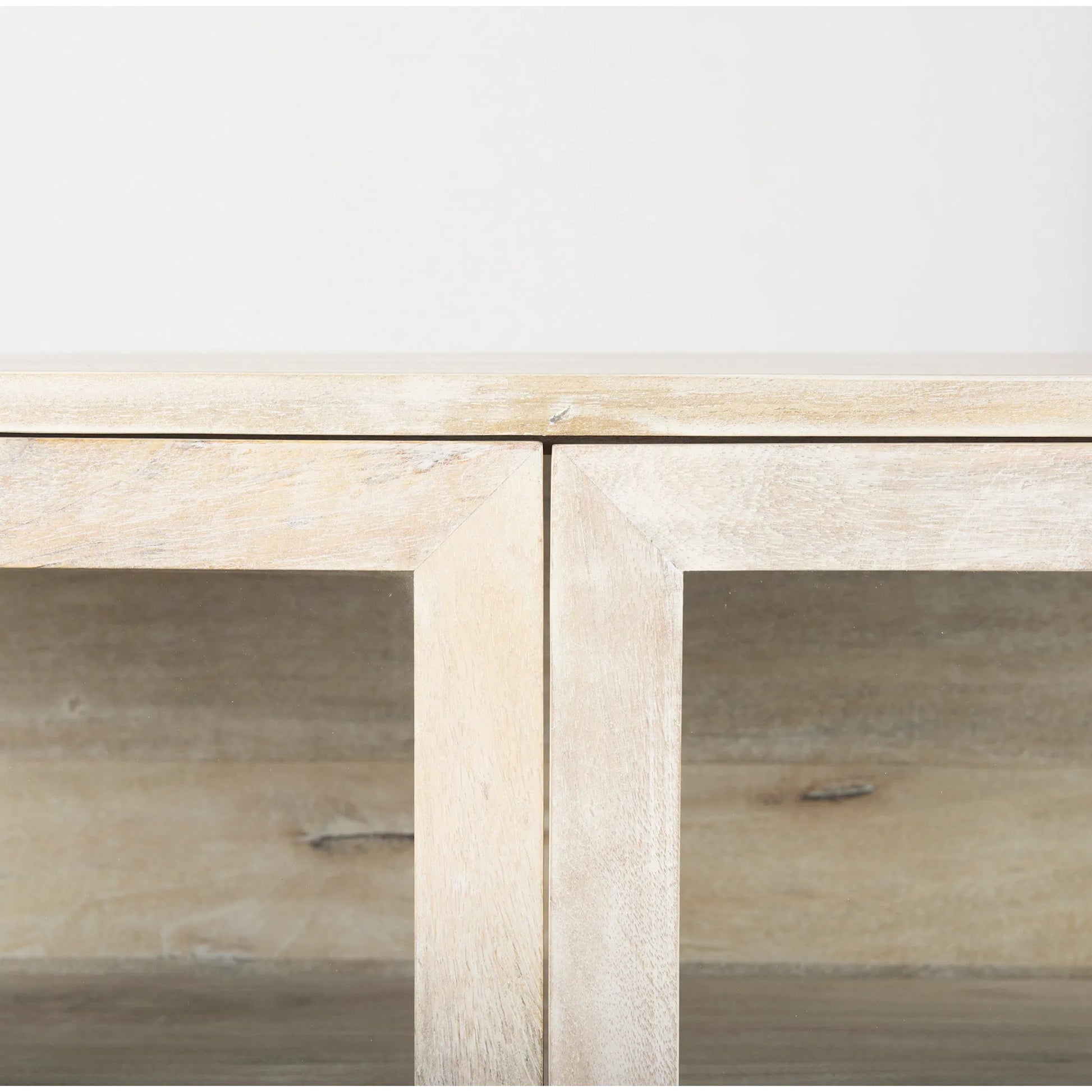 Arelius Accent Cabinet by Mercana. Made from glass, solid wood, steel in a modern style.