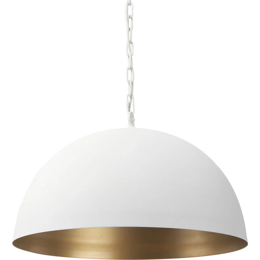 Juniper Pendant Light by Mercana in white, gold. Made from metal in a unique style.