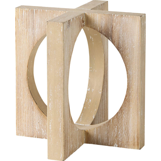 Cambie Decorative Object by Mercana in brown. Made from solid wood in a unique style.
