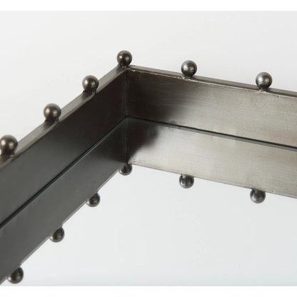 Elio Tray by Mercana in gunmetal. Made from metal in a modern style.