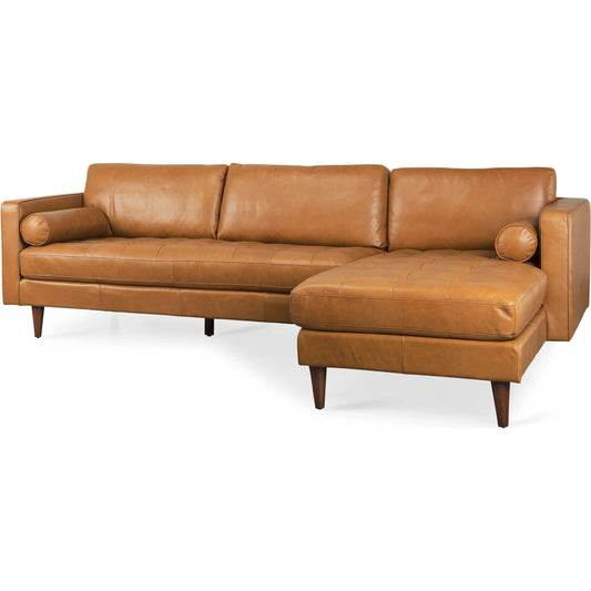 001 SI-2369666 | Primary Silo | Svend Sectional by Mercana in tan. Made from solid wood in a unique style.