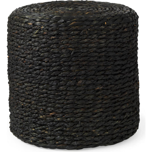 Dina Pouf by Mercana in black. Made from unique in a unique style.