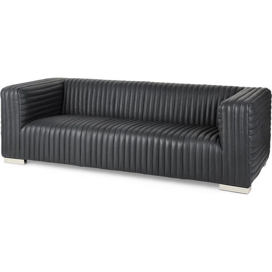 Ricciardo Leather Sofa by Mercana. Made from leather in a unique style.