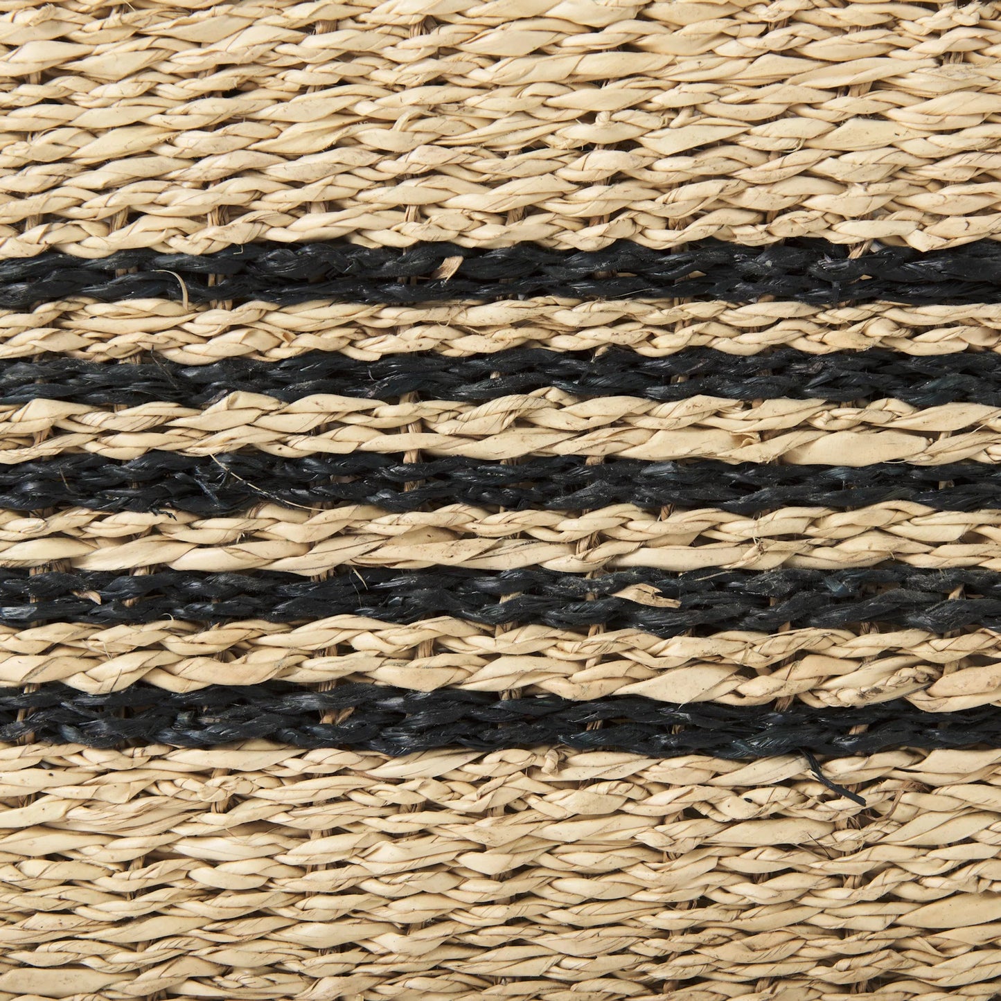 013 SI-2369642 | Closeup | Cullen Grey Twisted Square Basket by Mercana in gray. Made from seagrass in a rustic style.