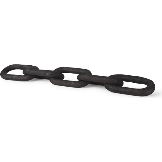 Alix Wooden Link Chain Decorative Object by Mercana. Made from solid wood in a unique style.