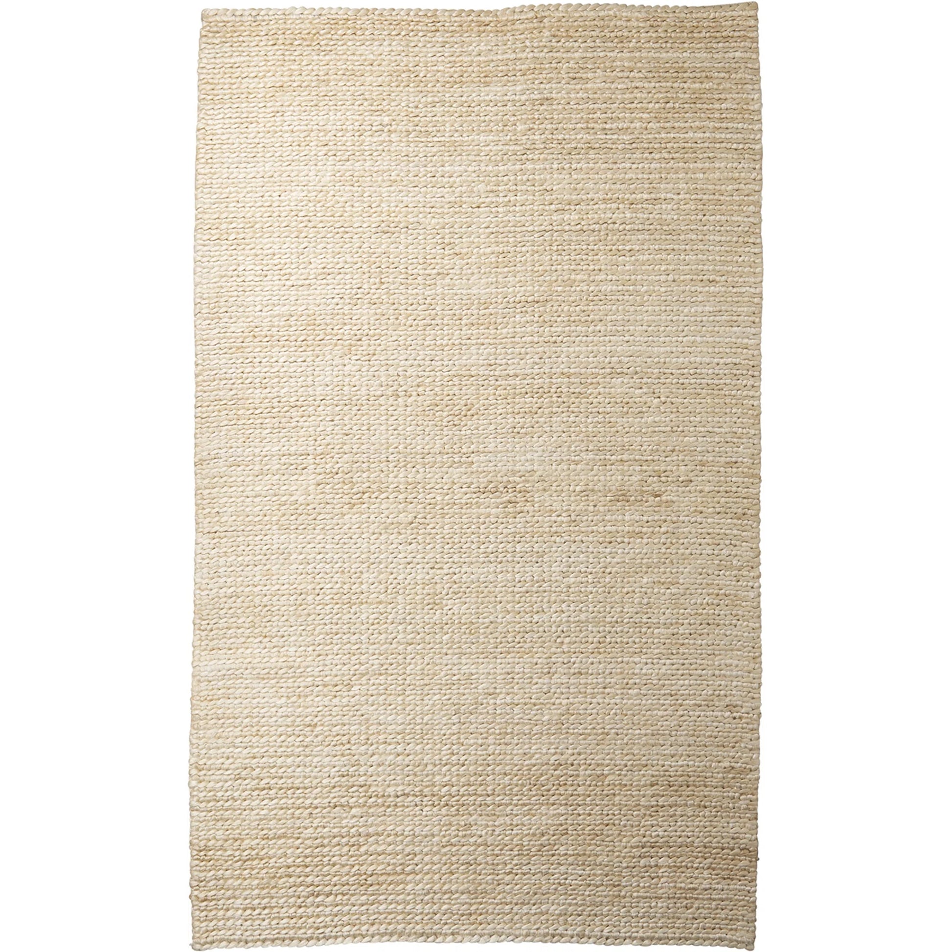 Milo Rug by Mercana in beige. Made from fabric in a unique style.