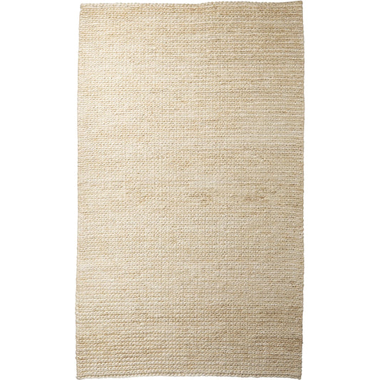 Milo Rug by Mercana in beige. Made from fabric in a unique style.