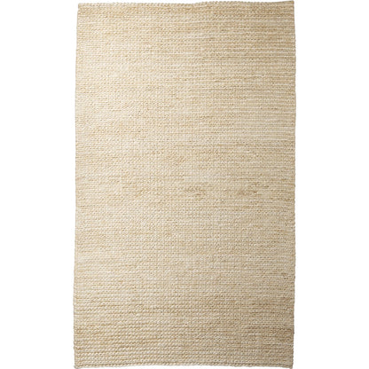 Milo Rug by Mercana in beige. Made from fabric in a unique style.