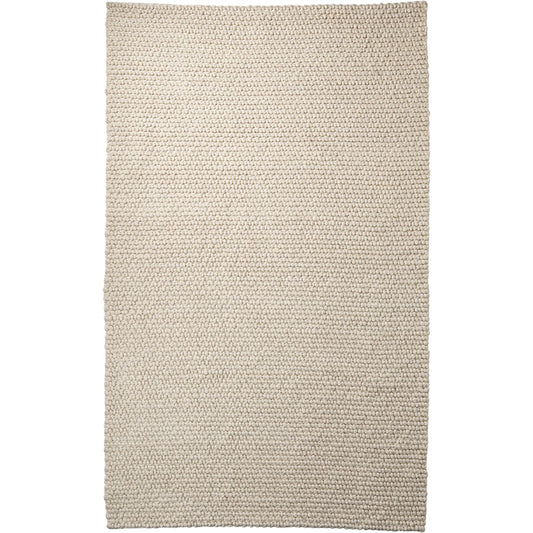Katya Braided Rug by Mercana in cream. Made from fabric in a unique style.