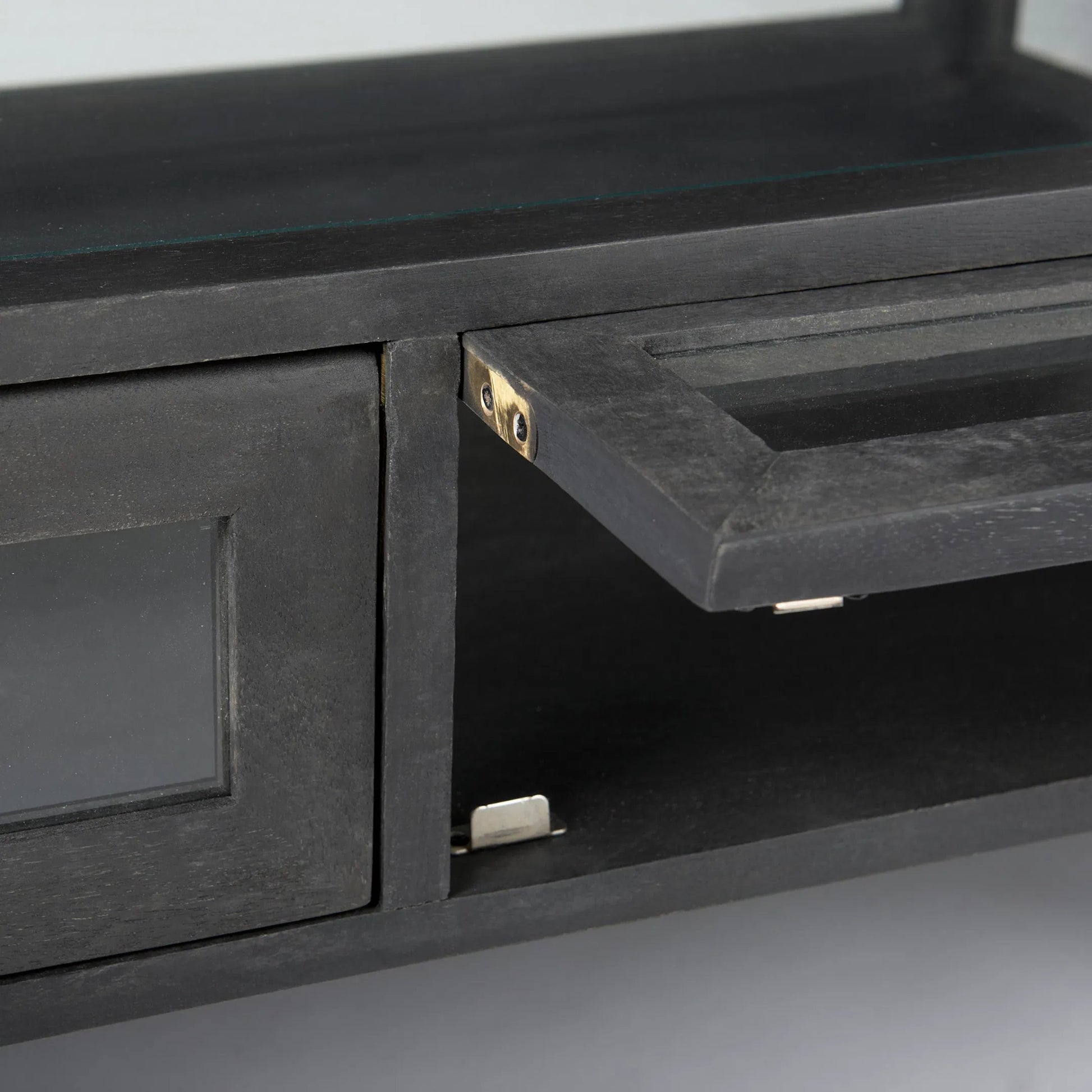 Arelius Rectangular Coffee Table by Mercana. Made from solid wood in a modern style.