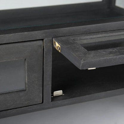 Arelius Rectangular Coffee Table by Mercana. Made from solid wood in a modern style.