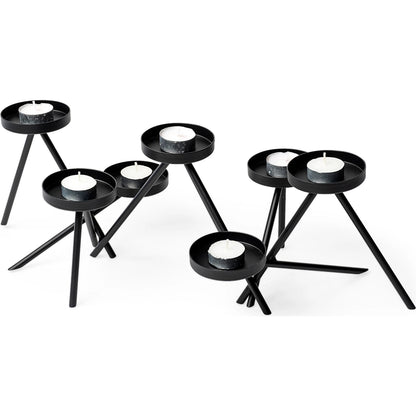 Meira Seven Votive Table Candle Holder by Mercana in natural. Made from unique in a modern style.