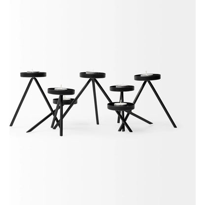 Meira Seven Votive Table Candle Holder by Mercana in natural. Made from unique in a modern style.