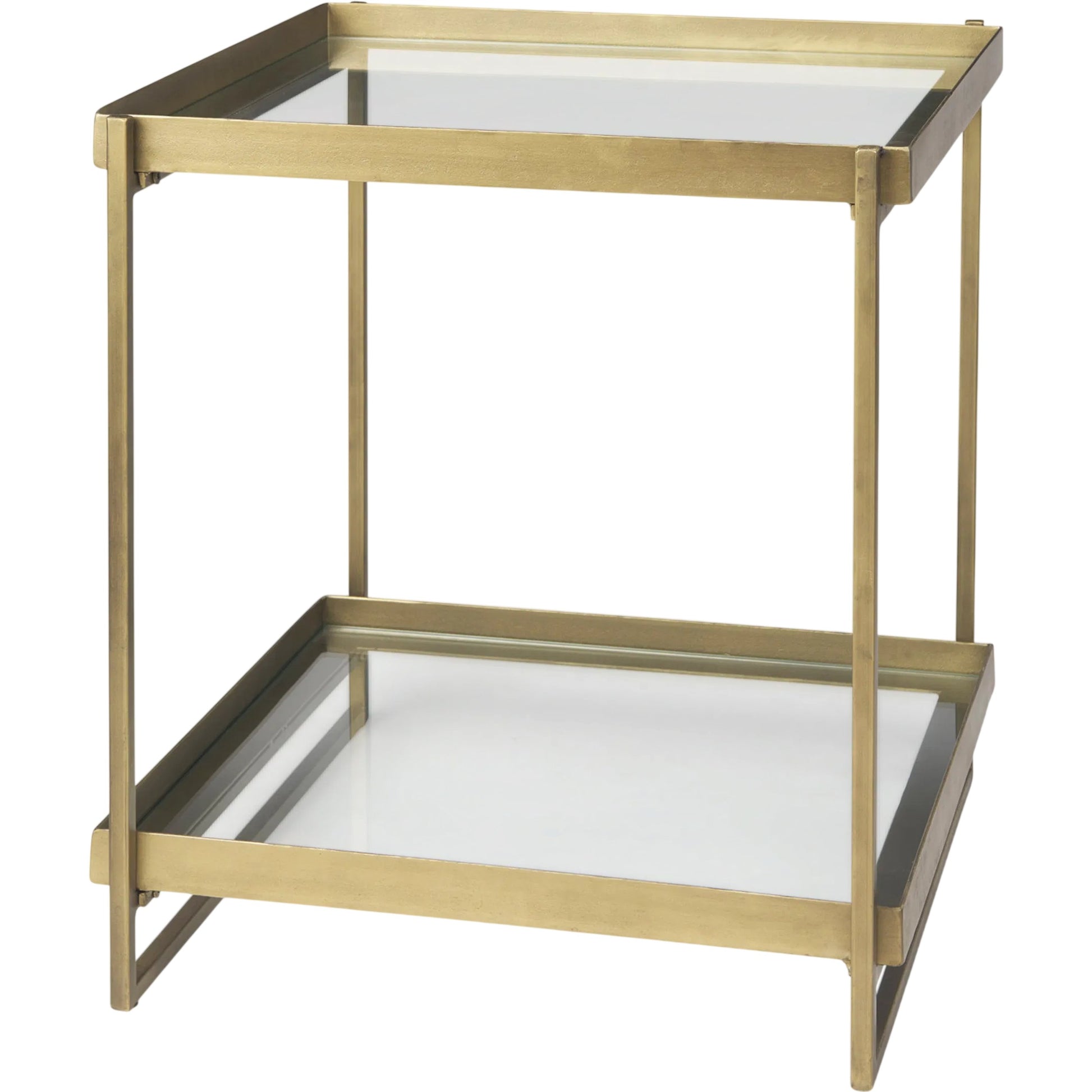 Trey Accent Table by Mercana. Made from metal in a transitional style.