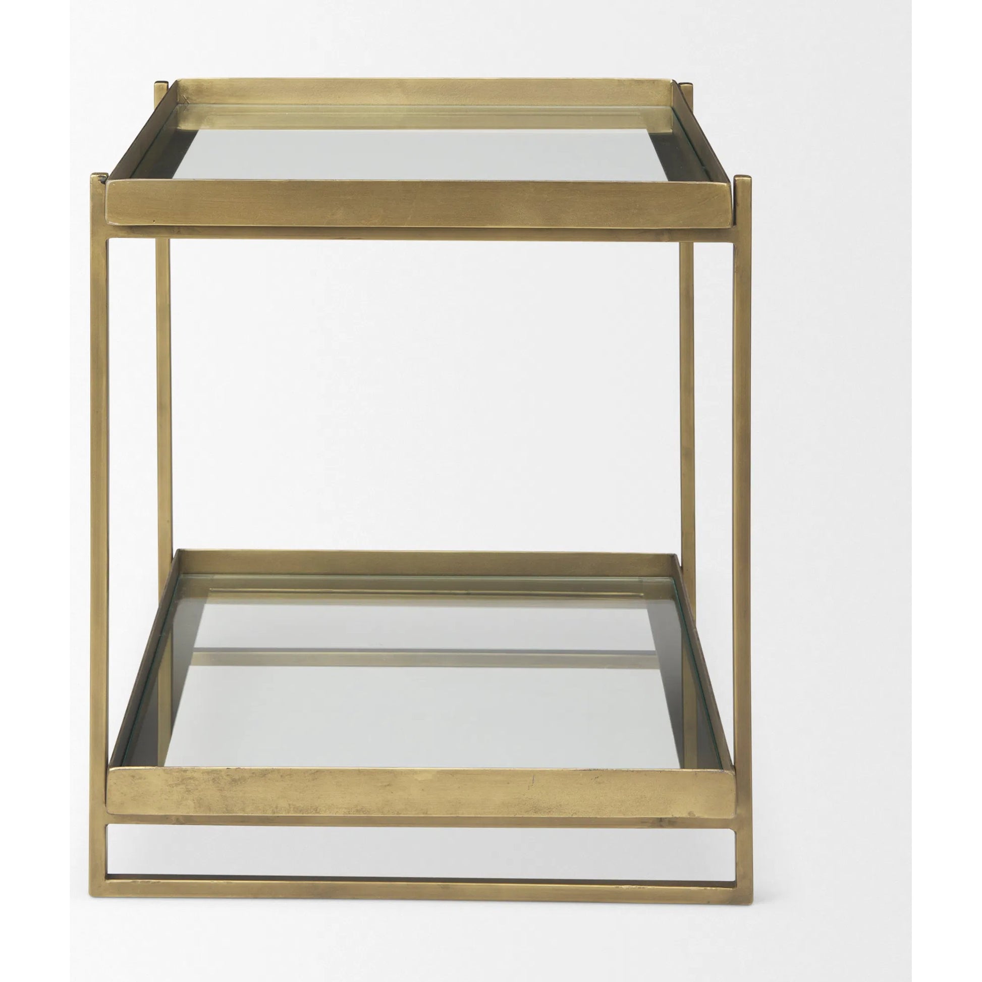 Trey Accent Table by Mercana. Made from metal in a transitional style.