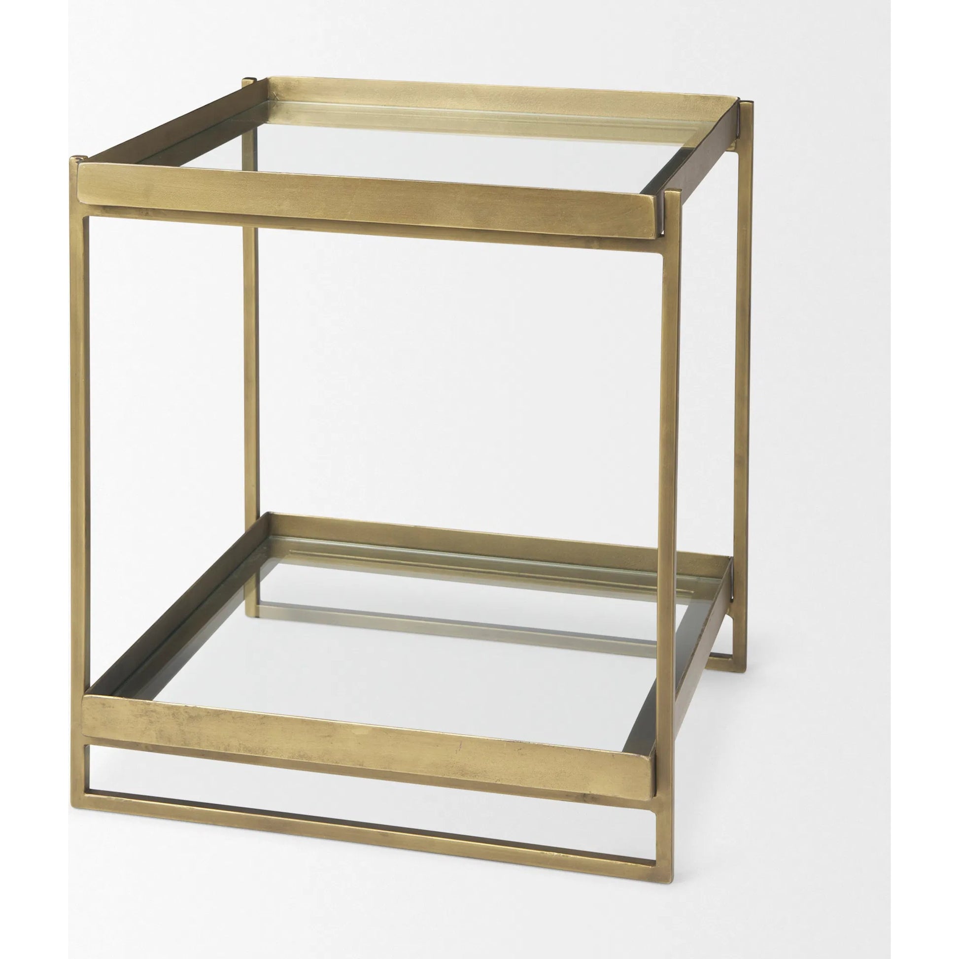 Trey Accent Table by Mercana. Made from metal in a transitional style.