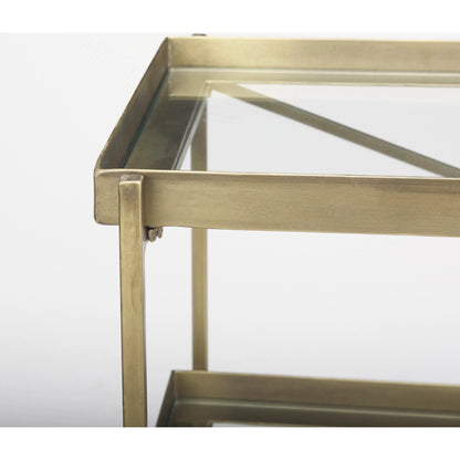 Trey Console Table by Mercana. Made from iron in a transitional style.