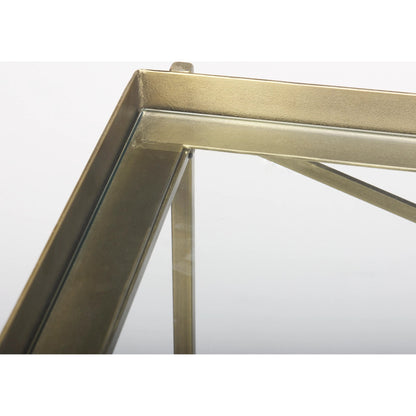 Trey Console Table by Mercana. Made from iron in a transitional style.