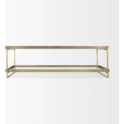 Trey Coffee Table by Mercana. Made from glass in a transitional style.