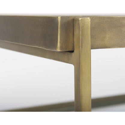 Trey Coffee Table by Mercana. Made from glass in a transitional style.