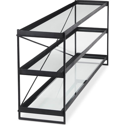 Trey Console Table by Mercana. Made from iron in a transitional style.